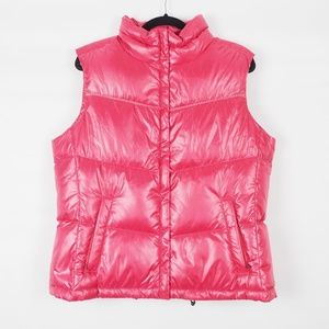 Columbia ZIp Puffer Vest Bright Pink L